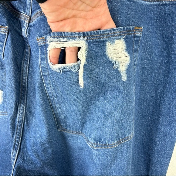 Good American GOOD 90's Straight Leg Jeans mid-rise size: 20 - Picture 10 of 13